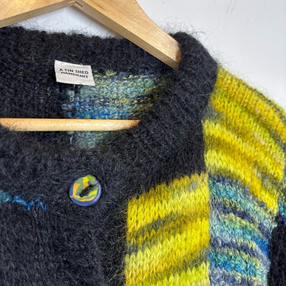 A Tin Shed Handknit Cardigan Sweater View 5